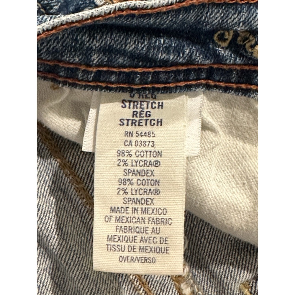 American Eagle Vintage Y2K Jeans Stretch Skinny Flare Sz 6 Regular 31.5" Inseam - Picture 10 of 16